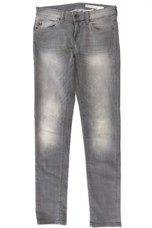 Straight Jeans Gr. W27 grau aus Baumwolle