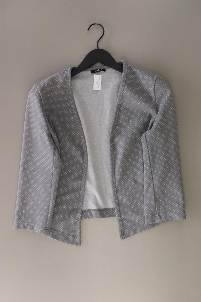 Opus Cardigan Modell Jay Dot Gr. 40 gepunktet 3/4 Ärmel grau aus Baumwolle