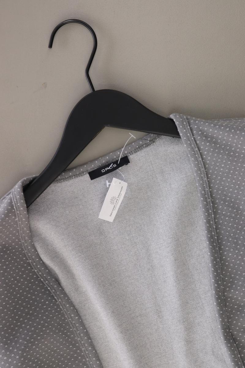 Opus Cardigan Modell Jay Dot Gr. 40 gepunktet 3/4 Ärmel grau aus Baumwolle
