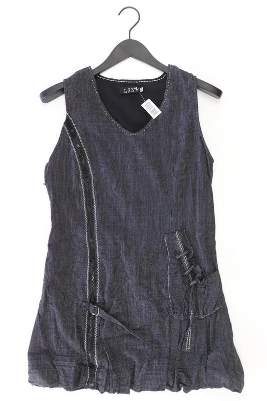 Midikleid Gr. 36 Ärmellos grau