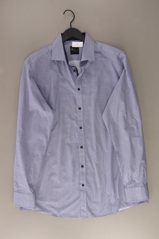 Venti Langarmhemd für Herren Gr. Hemdgröße 44 blau aus Baumwolle