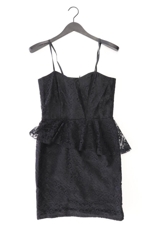 Abendkleid Gr. 38 Träger schwarz aus Polyester