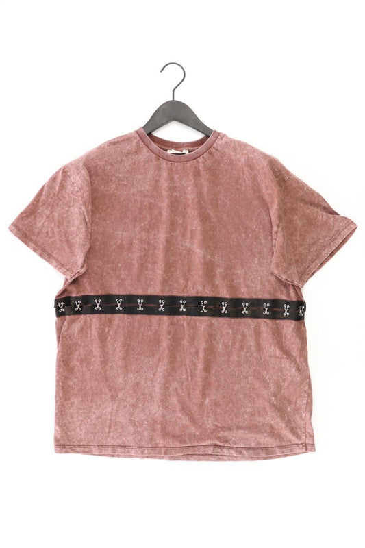 Zara T-Shirt Gr. L Kurzarm braun aus Baumwolle
