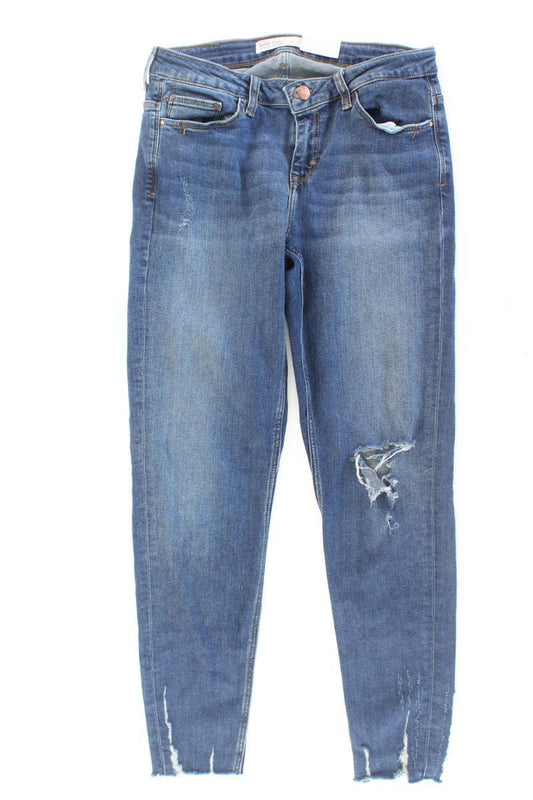 Zara Skinny Jeans Gr. 38 blau aus Baumwolle