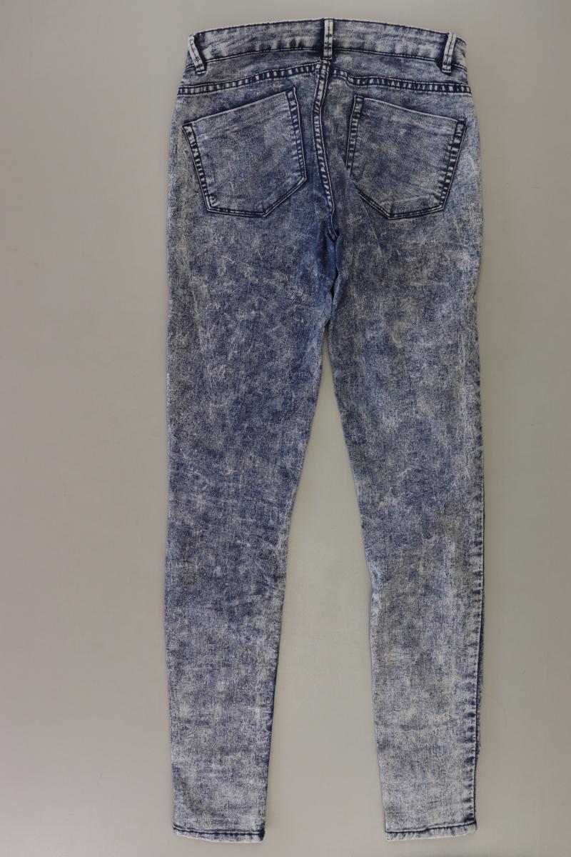 Zara Jeggings Gr. 34 blau aus Baumwolle