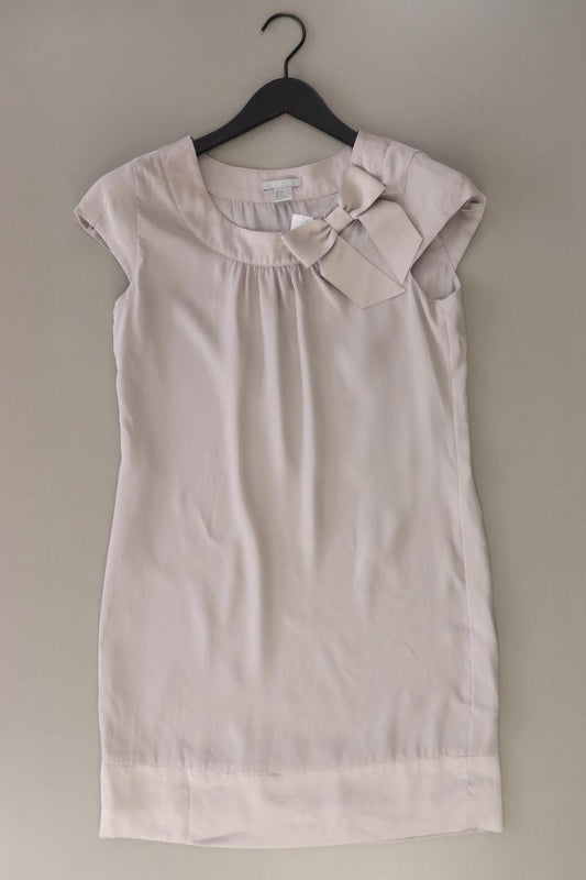 H&M Kurzarmkleid Gr. 36 grau aus Polyester