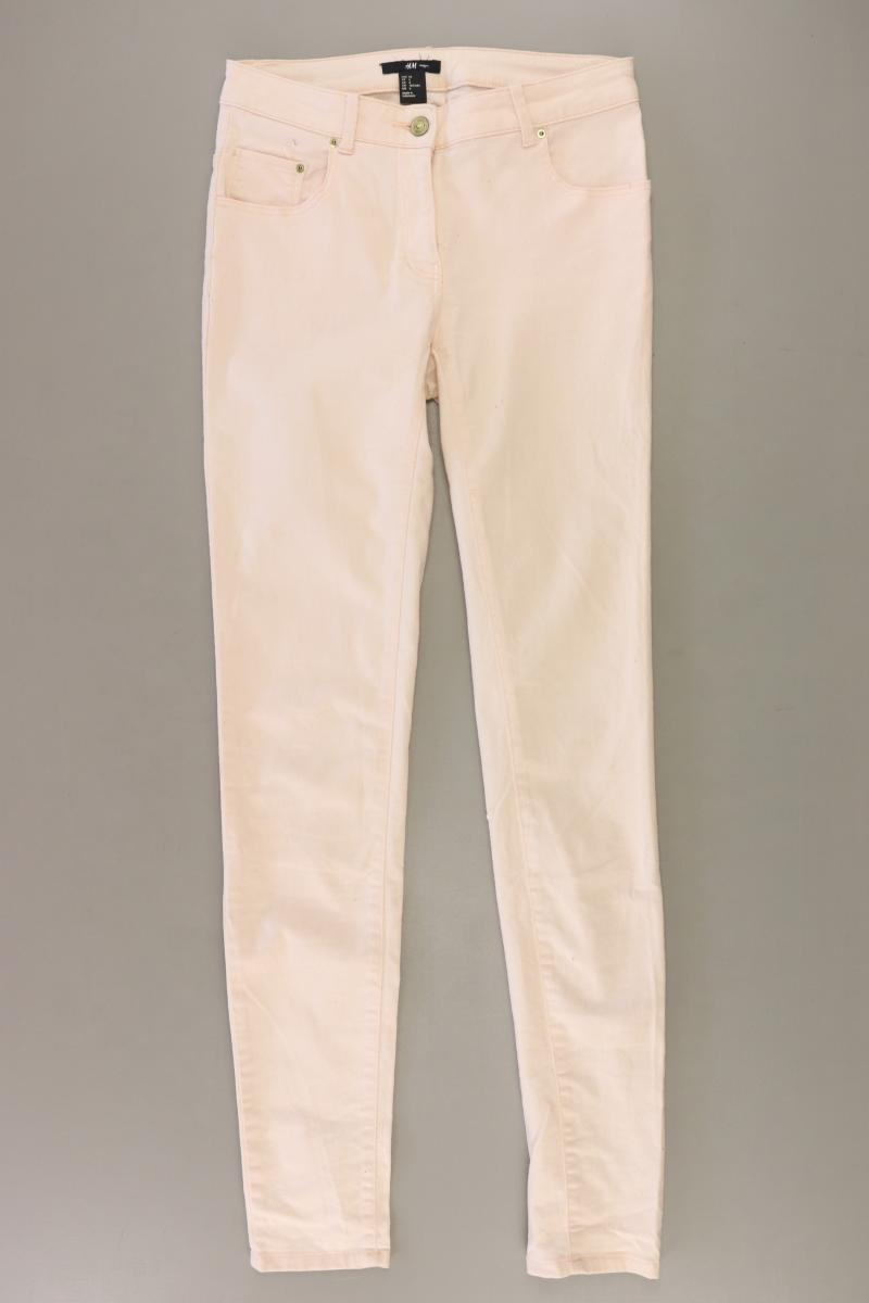 H&M Skinny Jeans Gr. 36 rosa aus Baumwolle