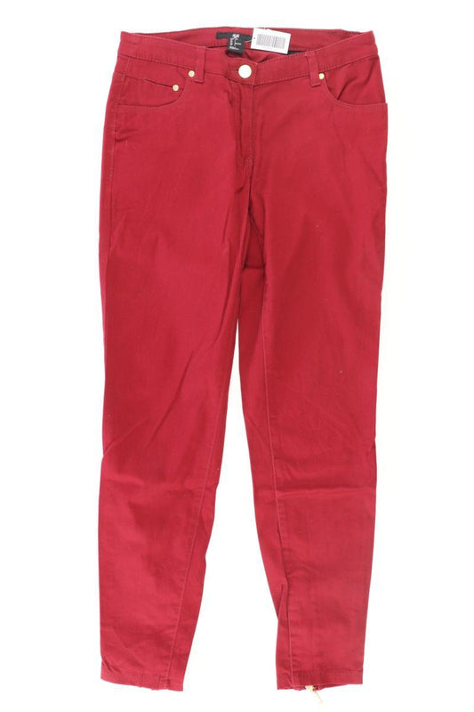H&M Straight Jeans Gr. 36 rot aus Baumwolle