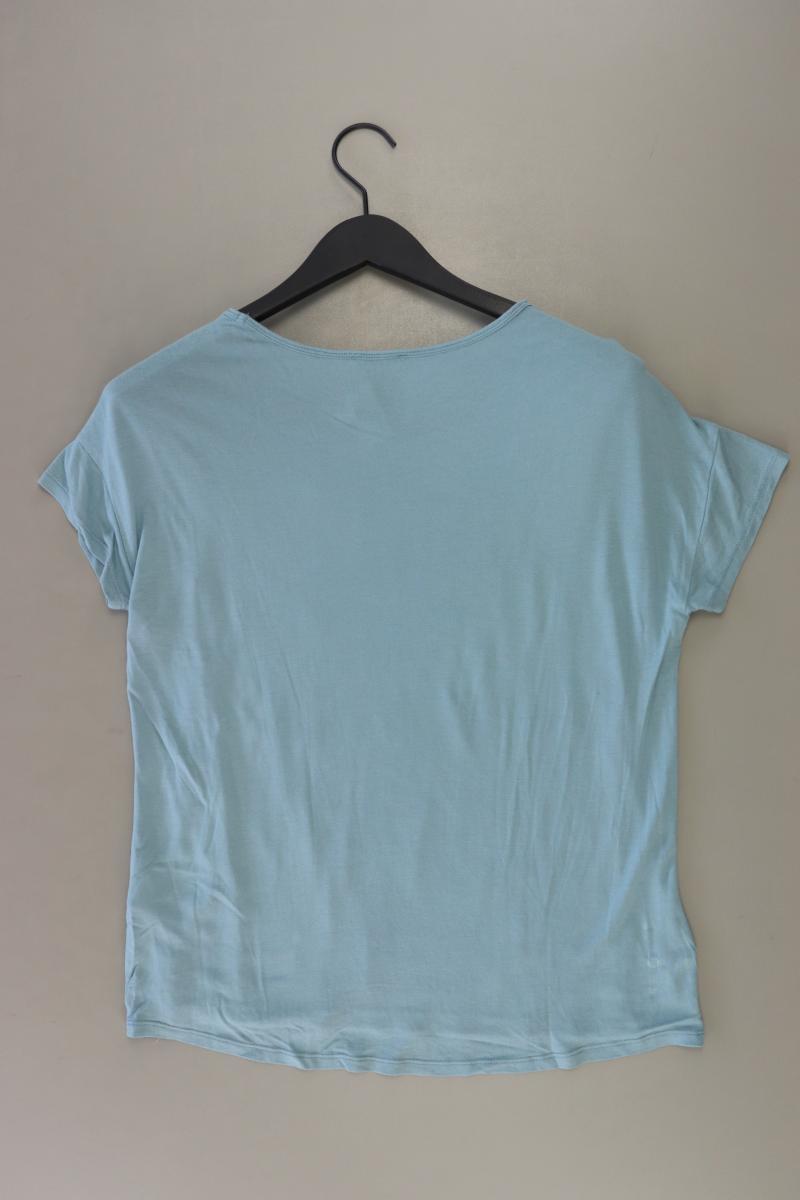 Street One Printshirt Gr. 36 Kurzarm türkis aus Viskose