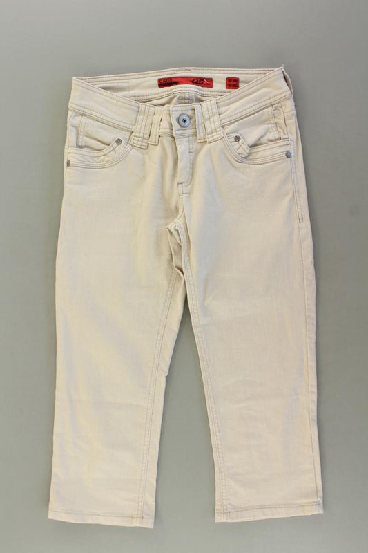 s.Oliver 7/8 Hose Gr. Kurzgröße 36 creme aus Baumwolle