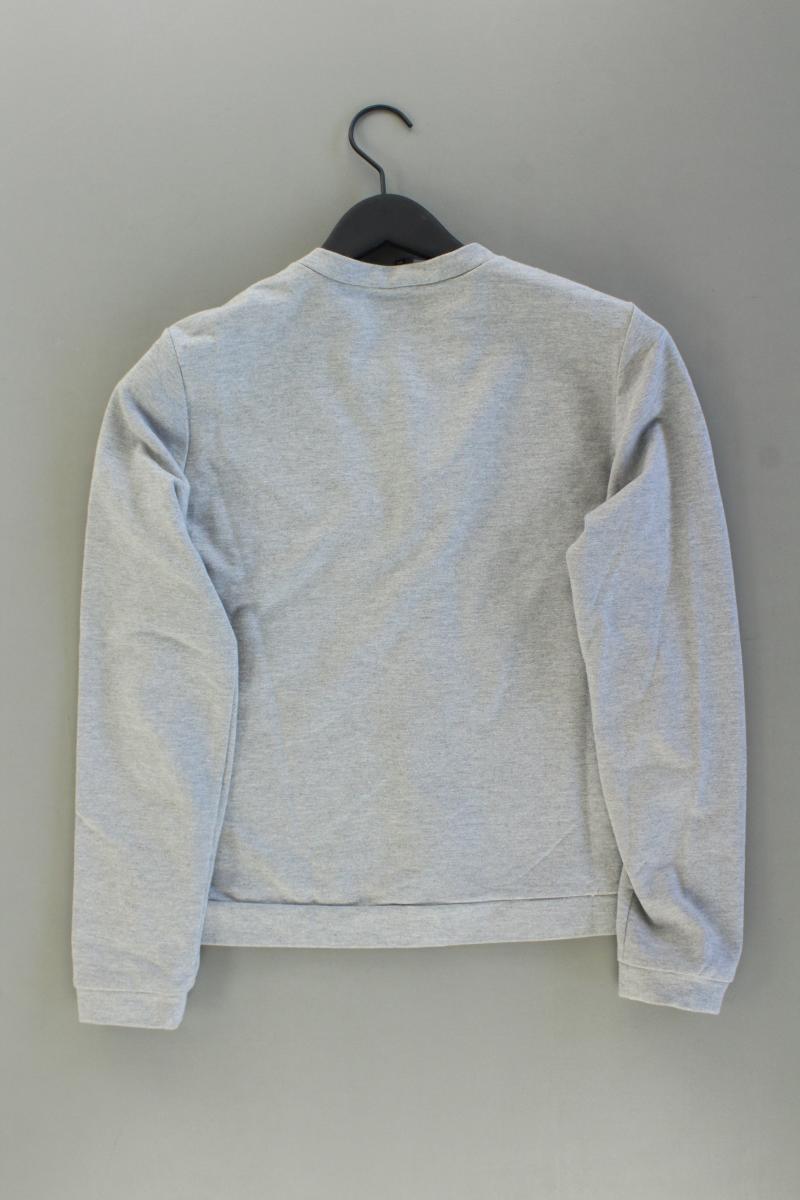 Viventy Strickjacke Gr. 40 Langarm mit Pailletten grau aus Baumwolle