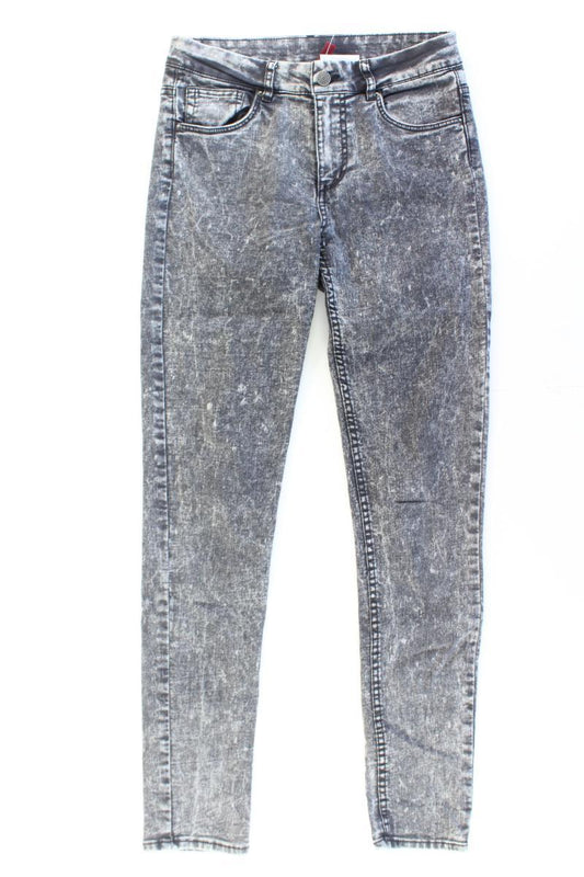 H&M Skinny Jeans Gr. 38 grau aus Baumwolle