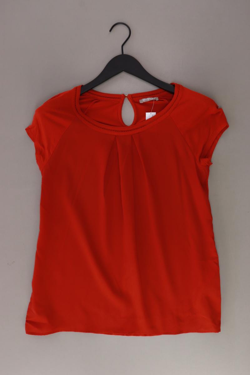 Orsay Bluse Gr. M Kurzarm rot aus Polyester