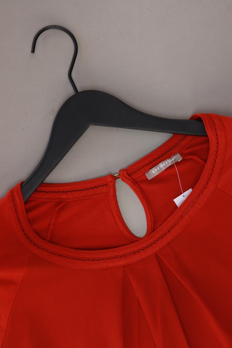 Orsay Bluse Gr. M Kurzarm rot aus Polyester