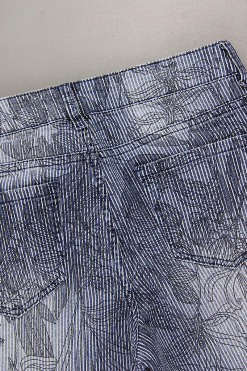 Monday Straight Jeans Gr. 38 gestreift blau aus Baumwolle