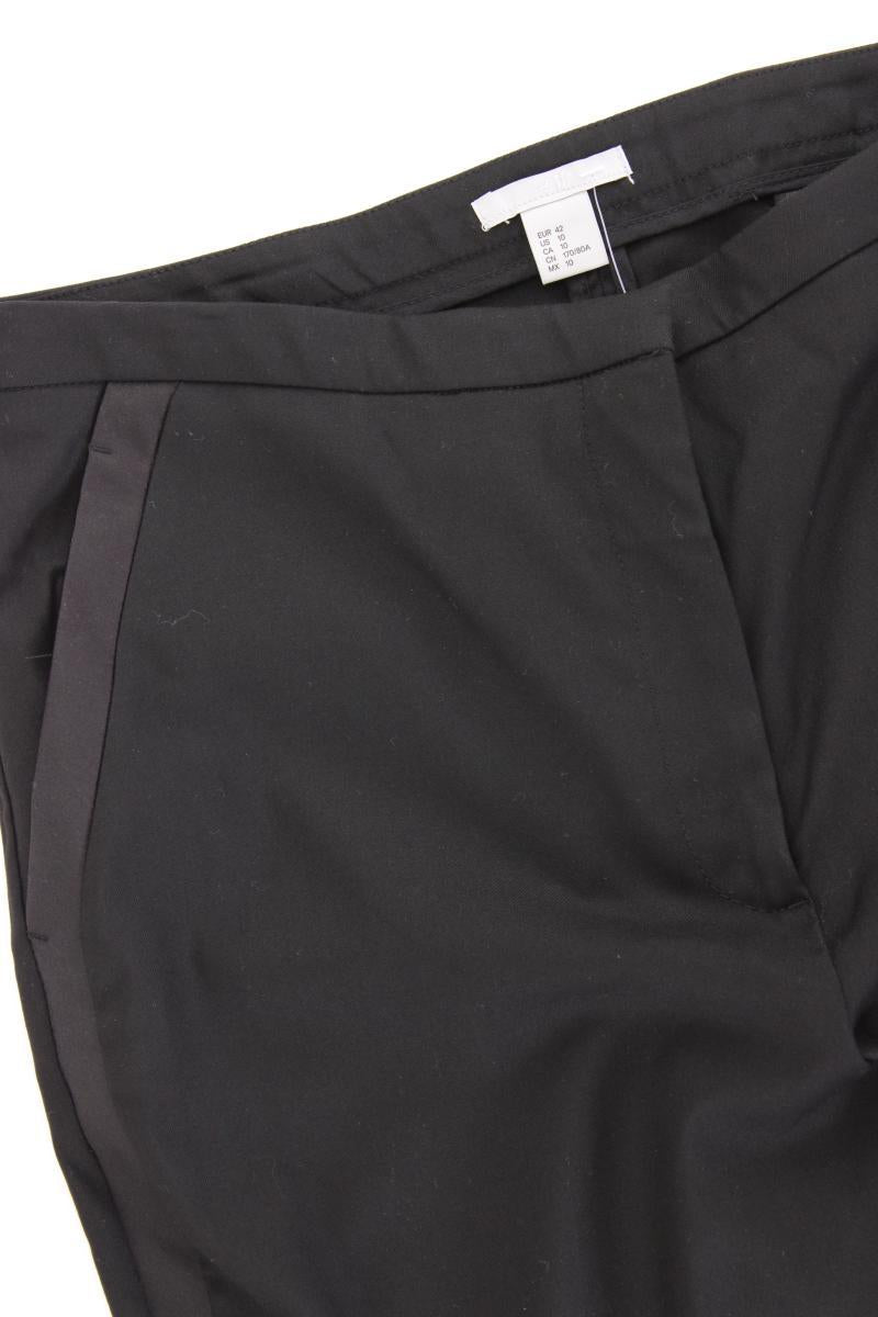 H&M Stoffhose Gr. 42 schwarz aus Polyester