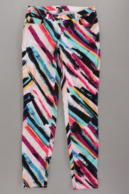H&M Hose Gr. 38 mehrfarbig aus Baumwolle