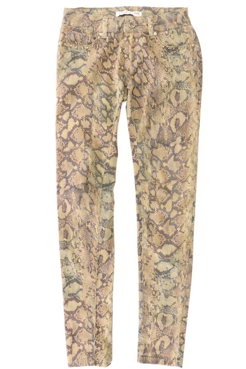 J-Welly Denim Hose Gr. S mit Tierdruck braun aus Baumwolle