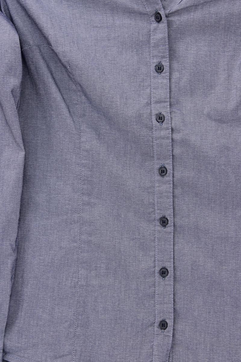 Orsay Langarmbluse Gr. 36 blau aus Baumwolle
