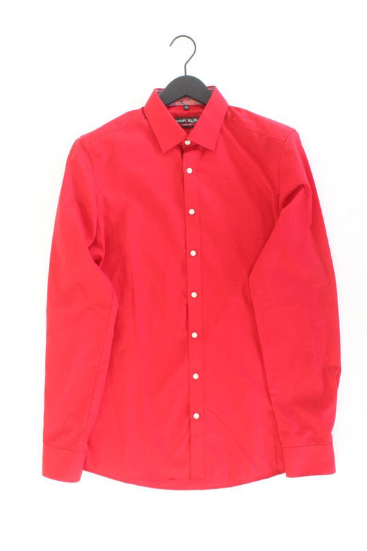 MARVELIS Langarmhemd für Herren Gr. L rot aus Baumwolle
