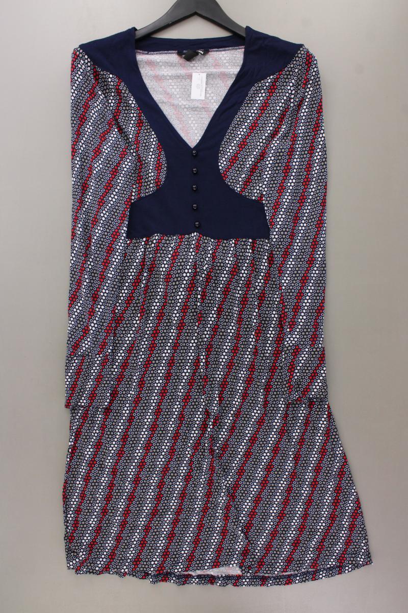Umstandskleidung  H&M Mama Kleid Gr. 42 geometrisches Muster Langarm mehrfarbig