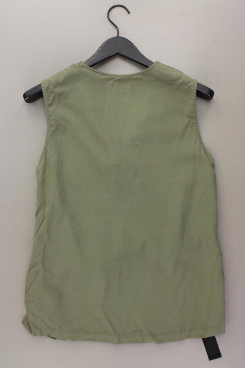 Reserved Ärmellose Bluse Gr. 38 olivgrün aus Lyocell