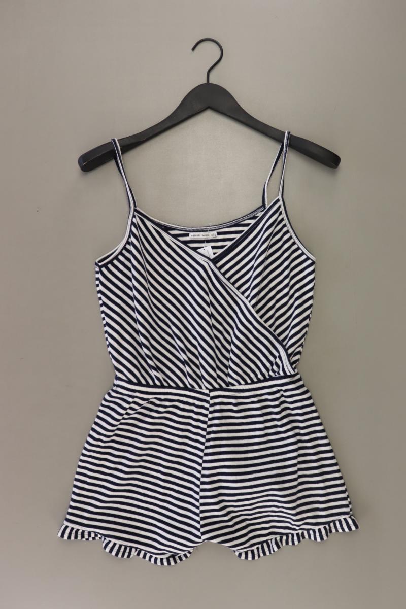 Bershka Playsuit Gr. L gestreift blau