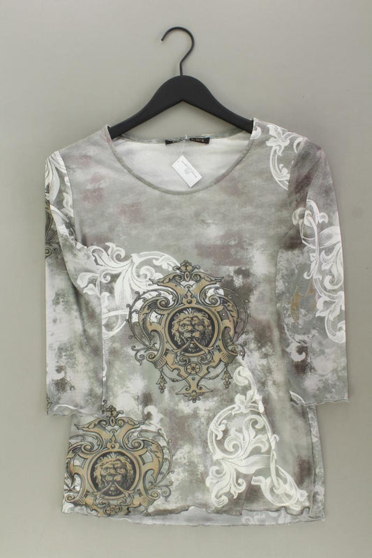Cosima Printshirt Gr. 38 3/4 Ärmel grau aus Polyester