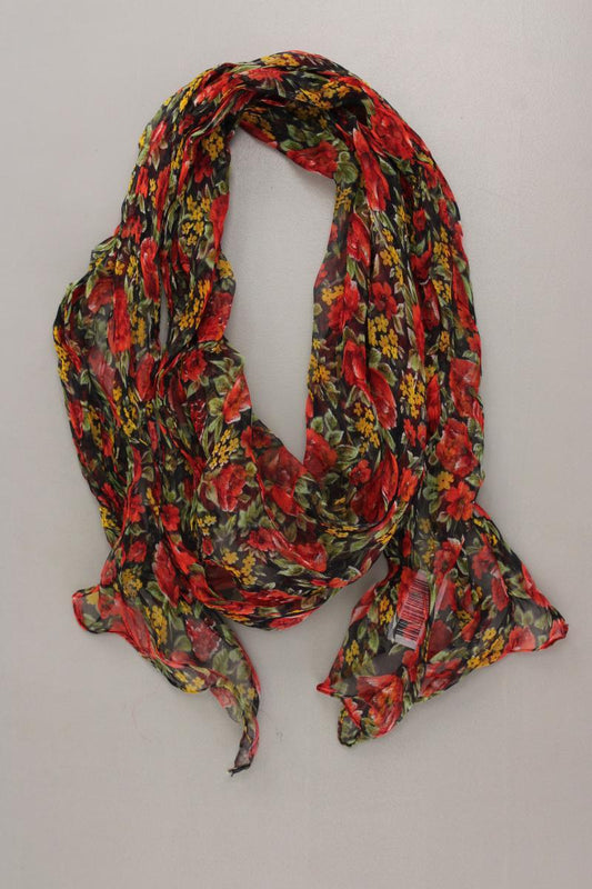 Tuch mit Blumenmuster rot aus Viskose