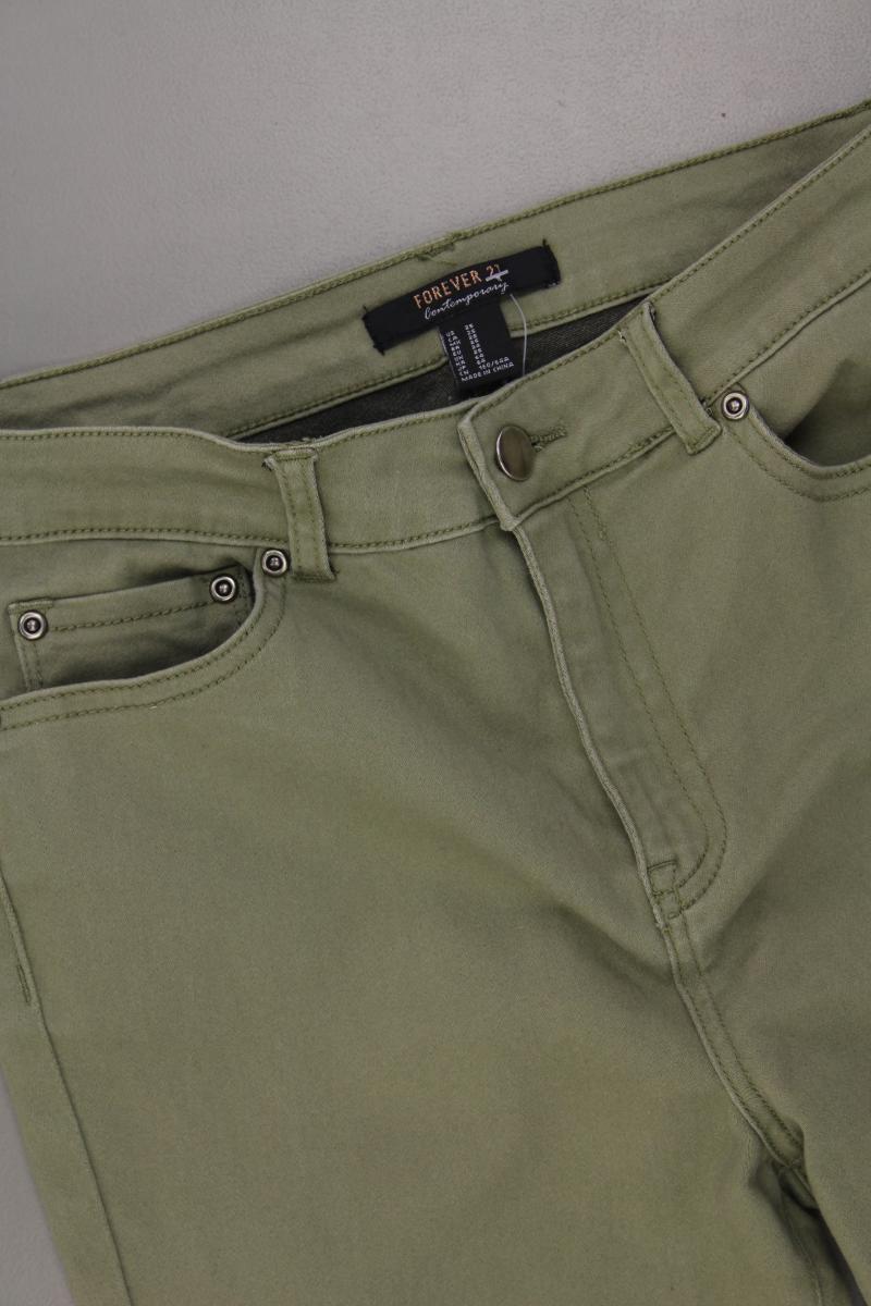 forever 21 Five-Pocket-Hose Gr. 34 olivgrün aus Baumwolle