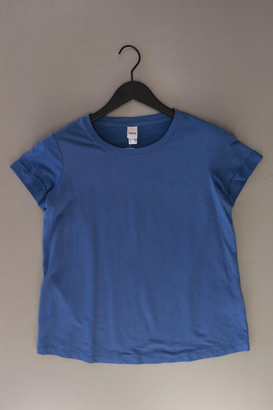 Heine T-Shirt Gr. 34 Kurzarm blau aus Polyester