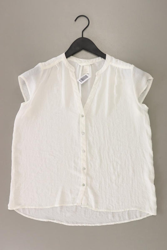 H&M Kurzarmbluse Gr. 34 creme