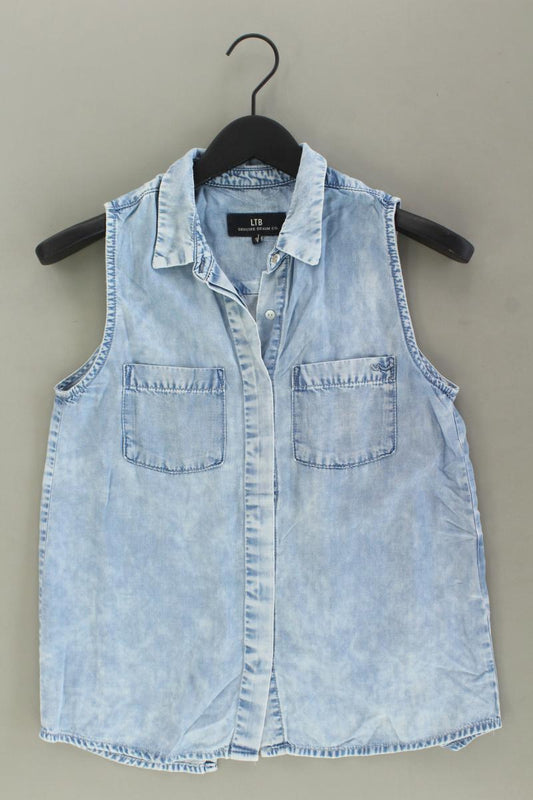 LTB Jeansbluse Gr. S Ärmellos blau