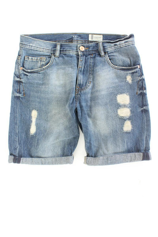 Denim 1982 Jeansshorts für Herren Gr. W31 blau aus Baumwolle