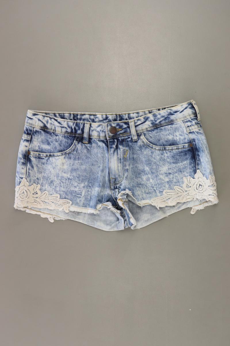 Denim&Co. Shorts Gr. 36 blau aus Baumwolle