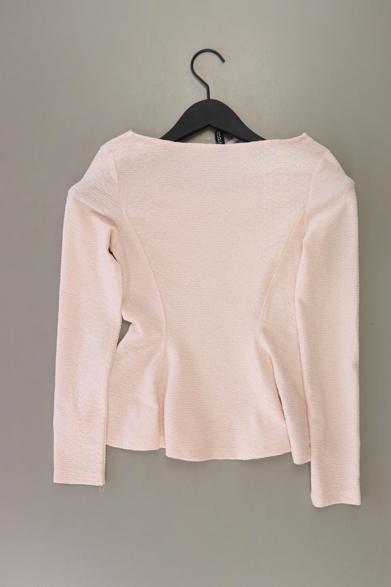 H&M Longsleeve-Shirt Gr. M Langarm rosa aus Polyester