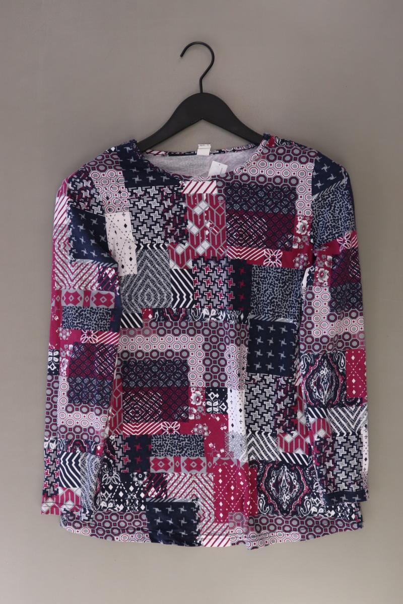 Longsleeve-Shirt Gr. 42 Langarm mehrfarbig aus Baumwolle