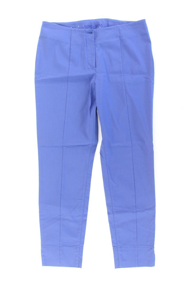 Gina Laura Hose Gr. 42 blau aus Viskose