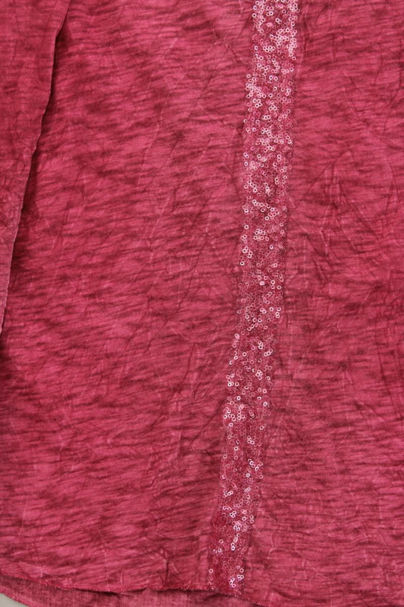 Street One Langarmbluse Gr. 36 mit Pailletten rot