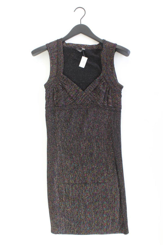 H&M Abendkleid Gr. M Ärmellos mit Glitzer mehrfarbig