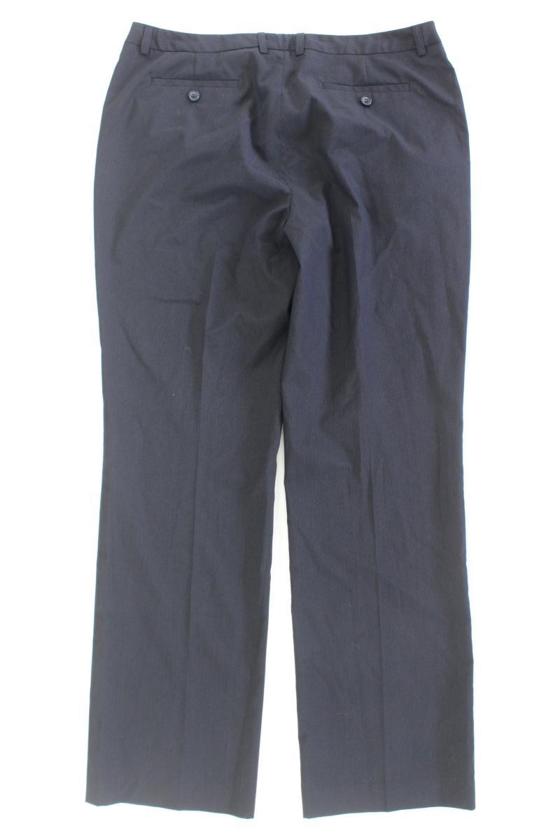 YORN Anzughose Gr. 42 gestreift blau aus Polyester