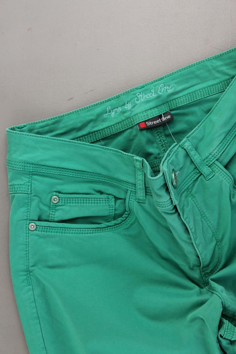 Street One Five-Pocket-Hose Gr. 36/L32 Modell Lynn grün aus Baumwolle