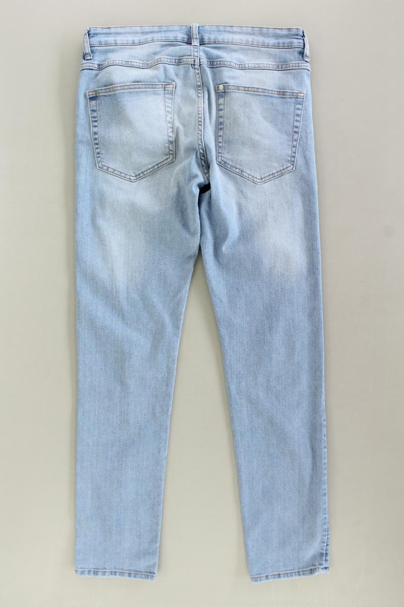 H&M Skinny Jeans für Herren Gr. W32 blau aus Baumwolle