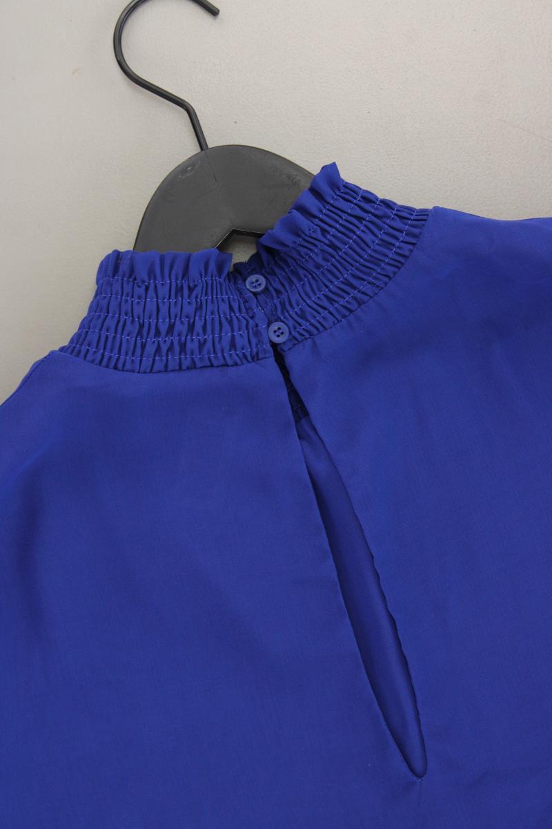 Object Kurzarmbluse Gr. 38 blau aus Polyester