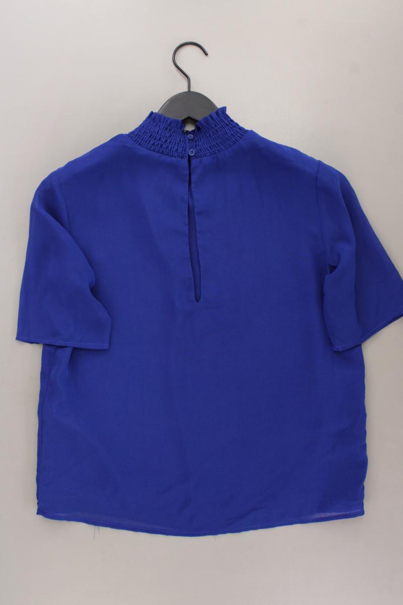 Object Kurzarmbluse Gr. 38 blau aus Polyester