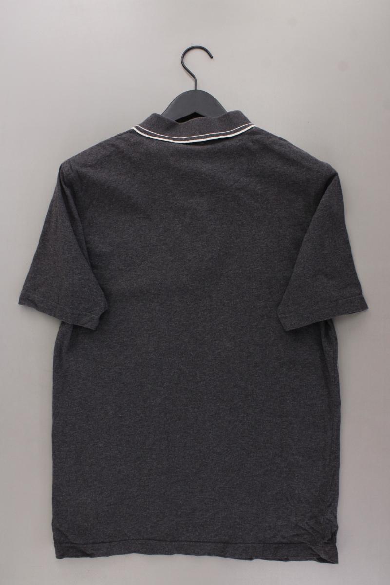 BARISAL Poloshirt für Herren Gr. M Kurzarm grau aus Baumwolle