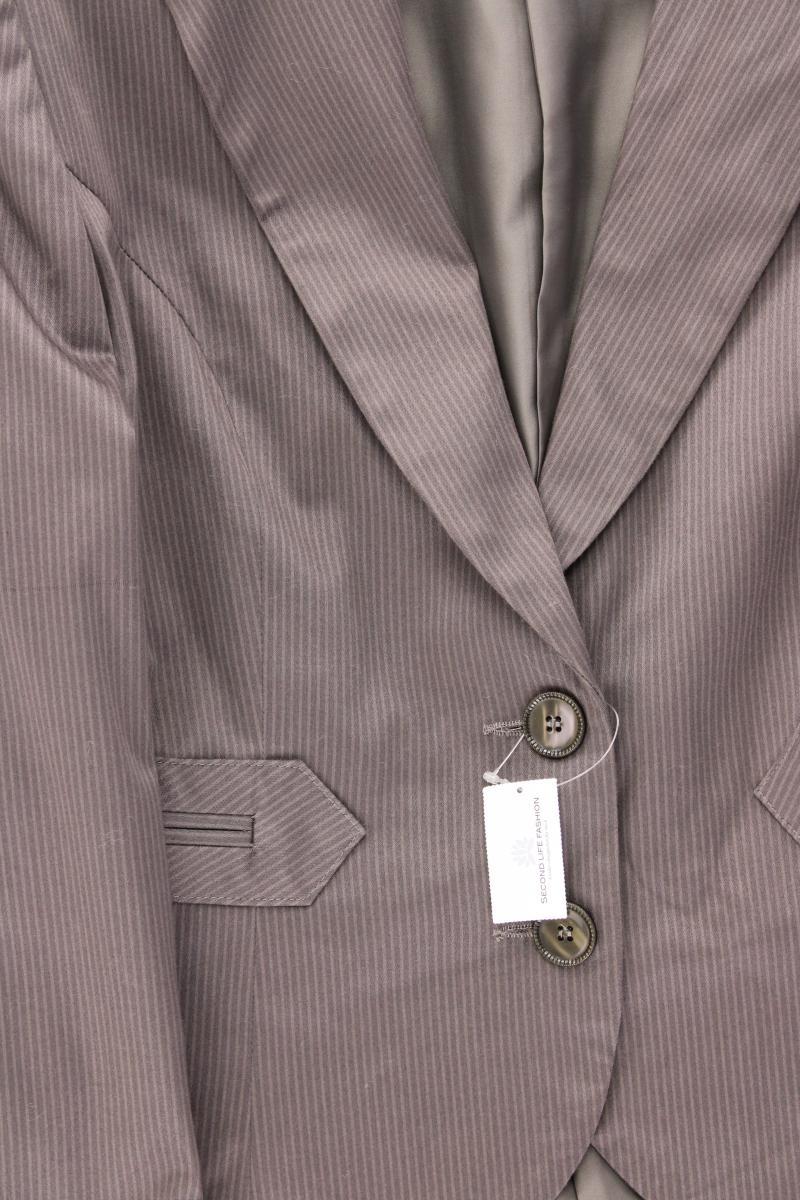 Vero Moda Blazer Gr. 40 gestreift braun aus Baumwolle