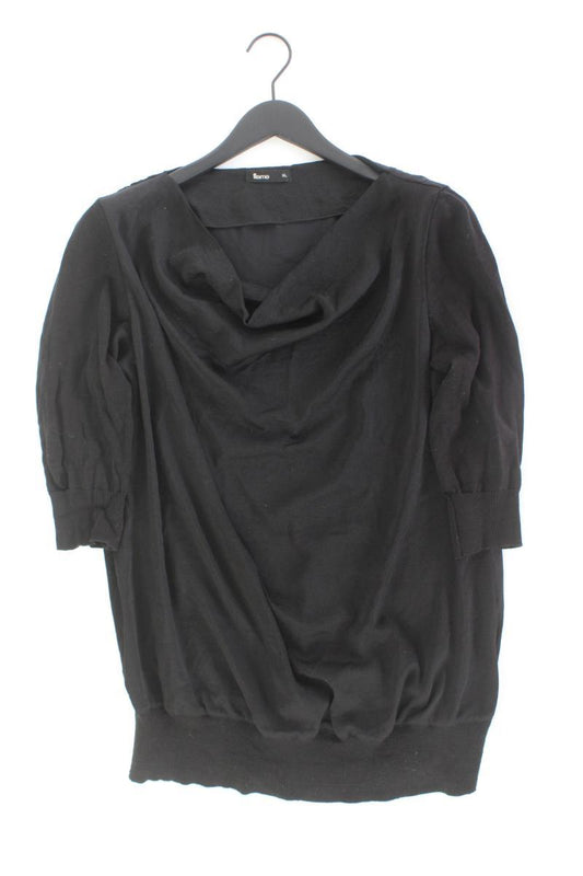 Bluse Gr. XL 3/4 Ärmel schwarz aus Polyester
