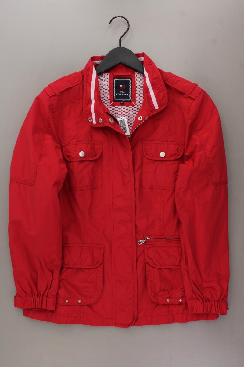 Via Cortesa Übergangsjacke Gr. 44 rot aus Polyester