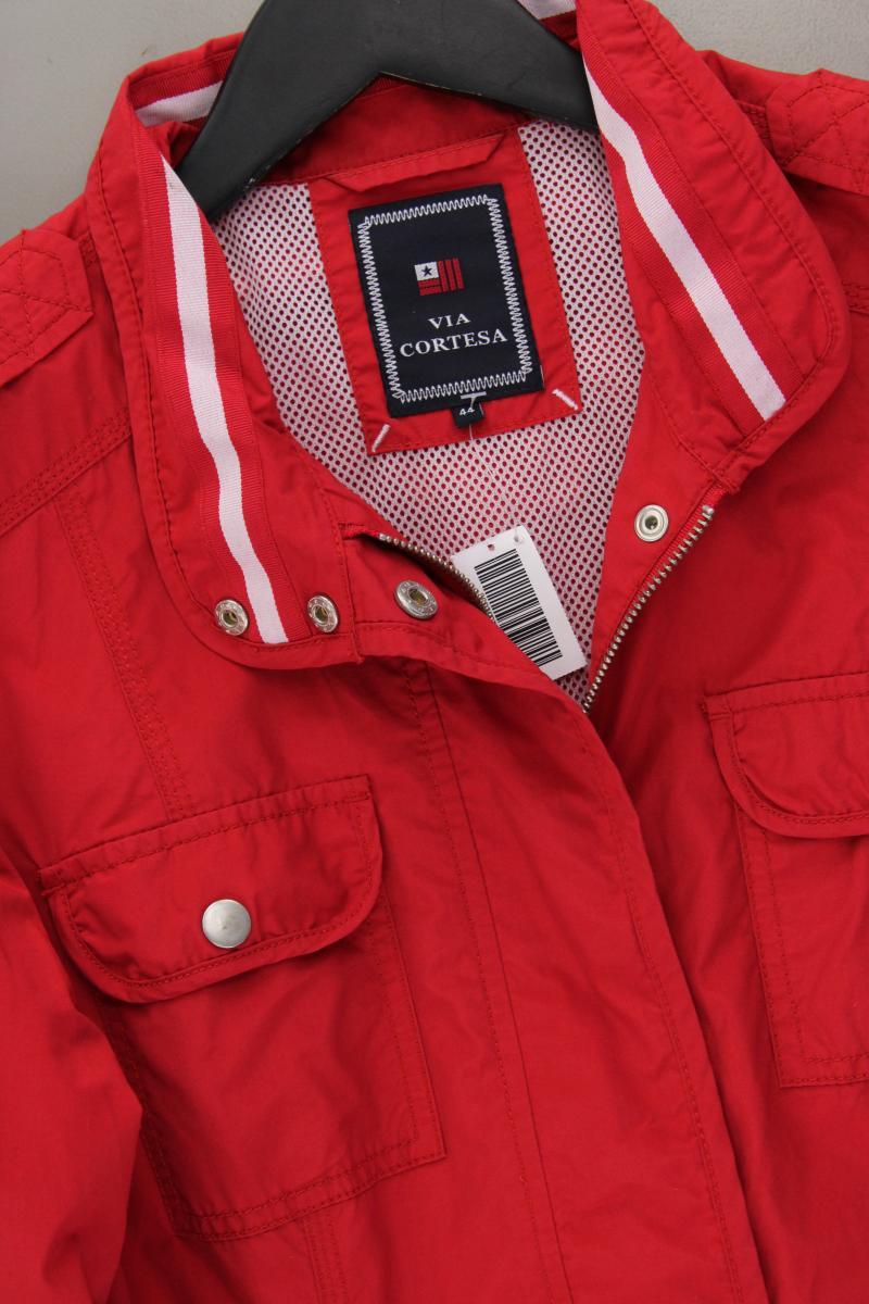 Via Cortesa Übergangsjacke Gr. 44 rot aus Polyester